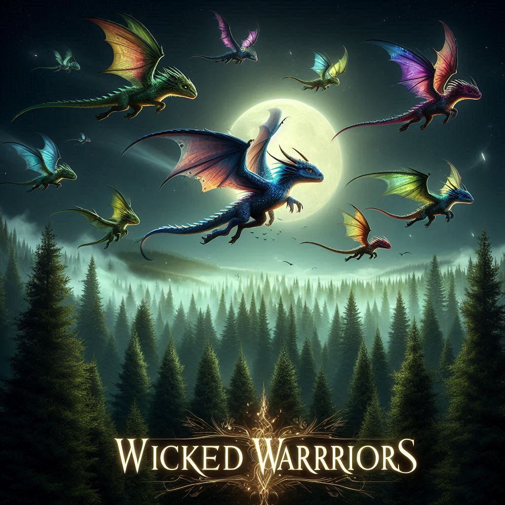 Wicked Warriors Premium Leather Portfolio Notebook