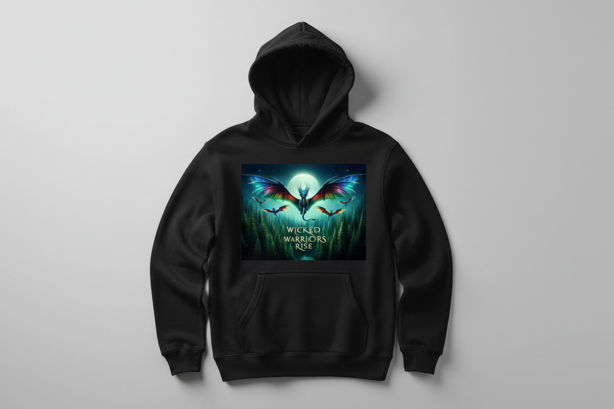 Wicked Warriors Child's Hoodie - Black