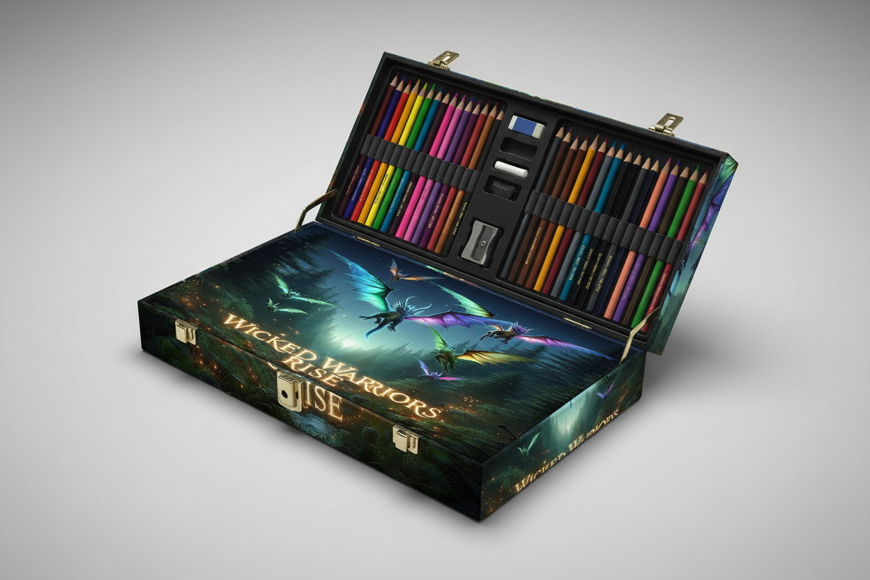 Wicked Warriors Rise Drawing Kit