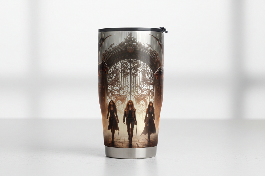Wicked Warriors Rise Stainless Steel Travel Mug