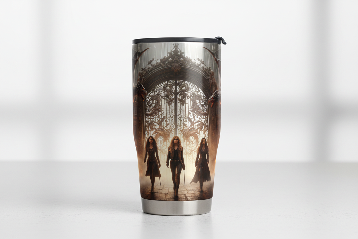 Wicked Warriors Rise Stainless Steel Travel Mug
